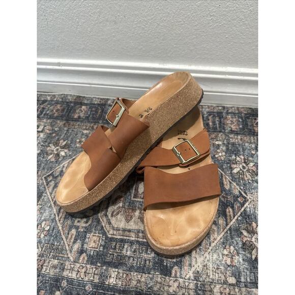 Papillio by Birkenstock Gabriela Platform Sandal Nubuck Women's Size 10 Or 42 - Picture 3 of 6